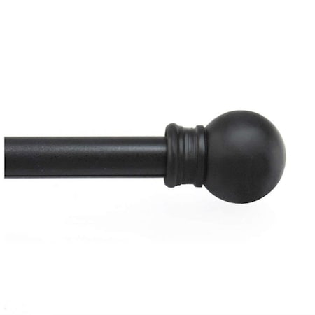 Daphnes Dinnette KN365-5 48-84 in. Black Fiona Cafe Rod DA1806665